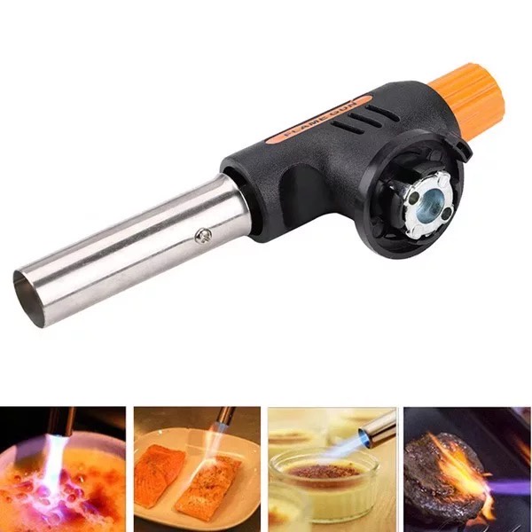 Multipurpose Portable Flame Gun Blow Torch - Portable Metal Flame Gun - Outdoor Camping Ignition Burner Head