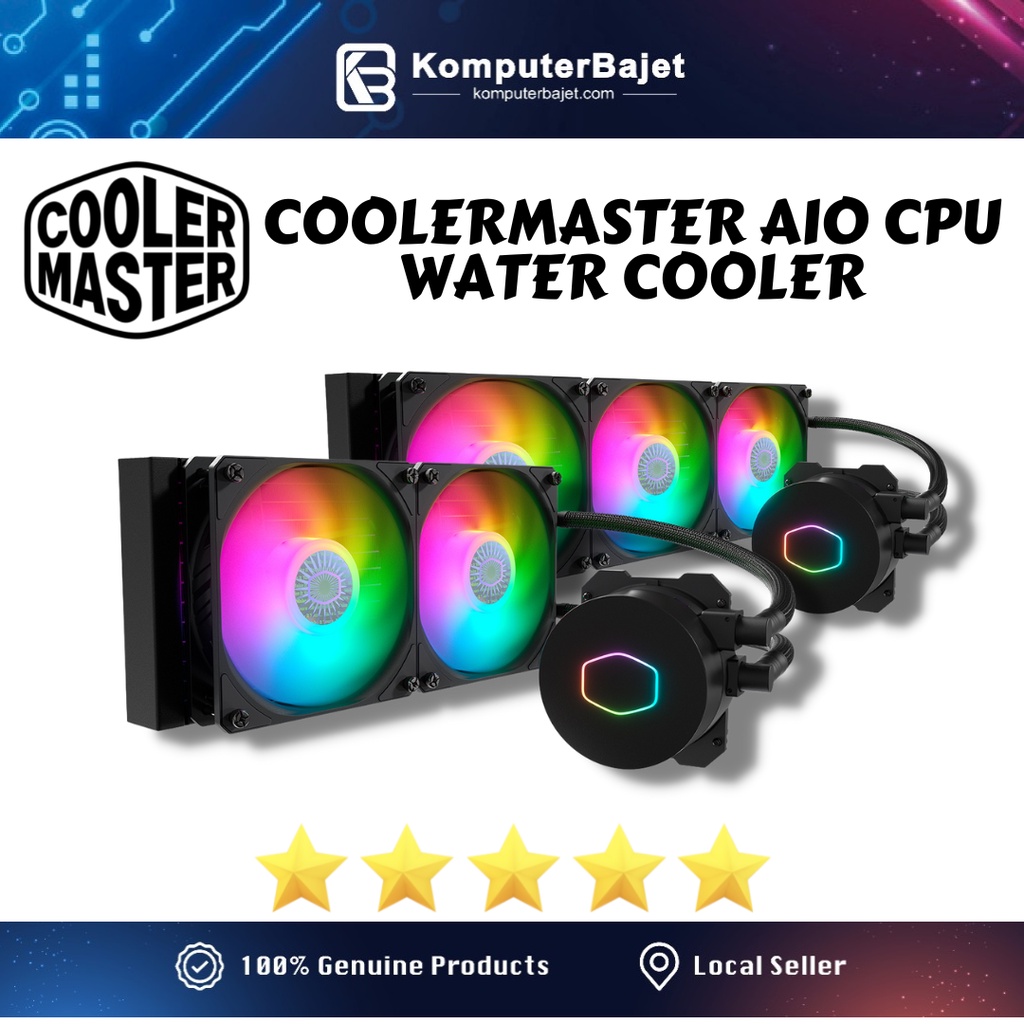 COOLER MASTER AIO CPU WATER COOLER ML240R ARGB ML240L ARGB V2 ML360L