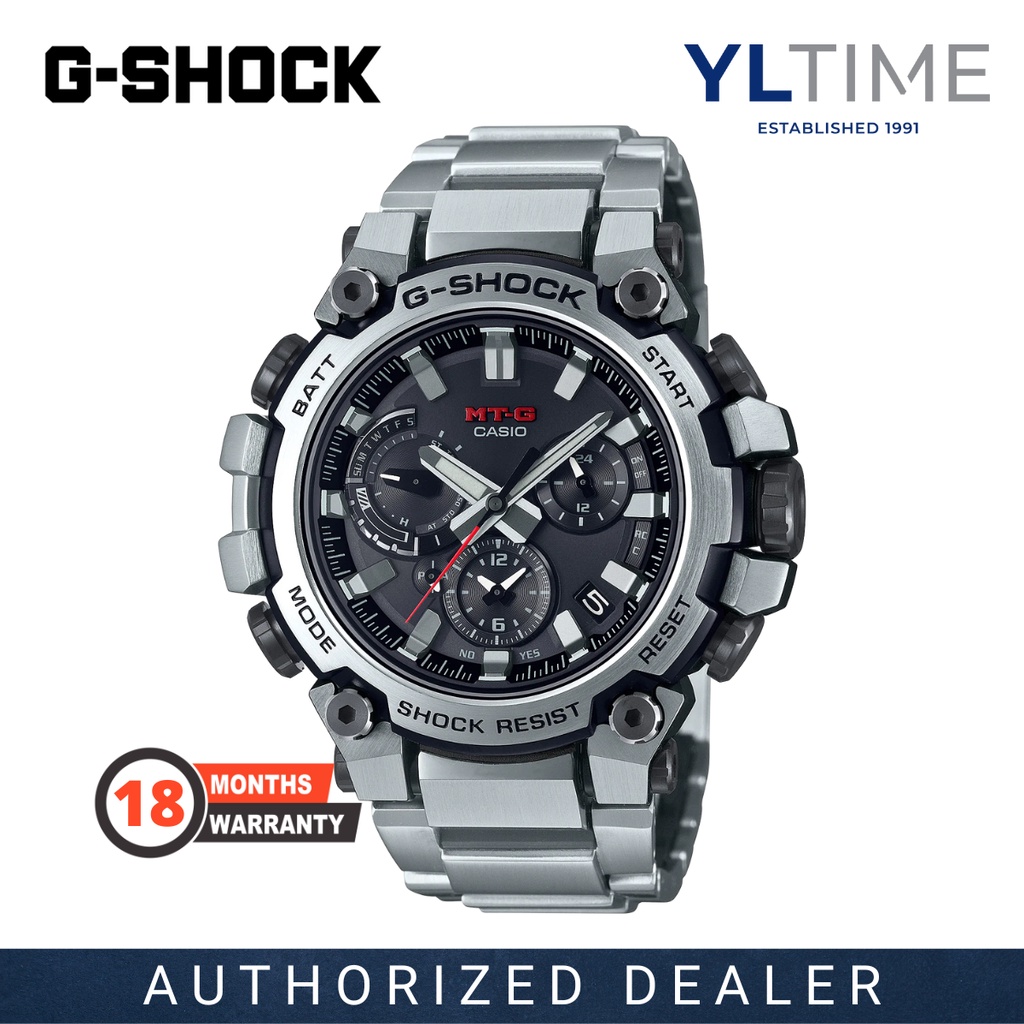 [MARCO Warranty] Casio G-Shock MTG-B3000D-1A Dual Core Guard Solar ...