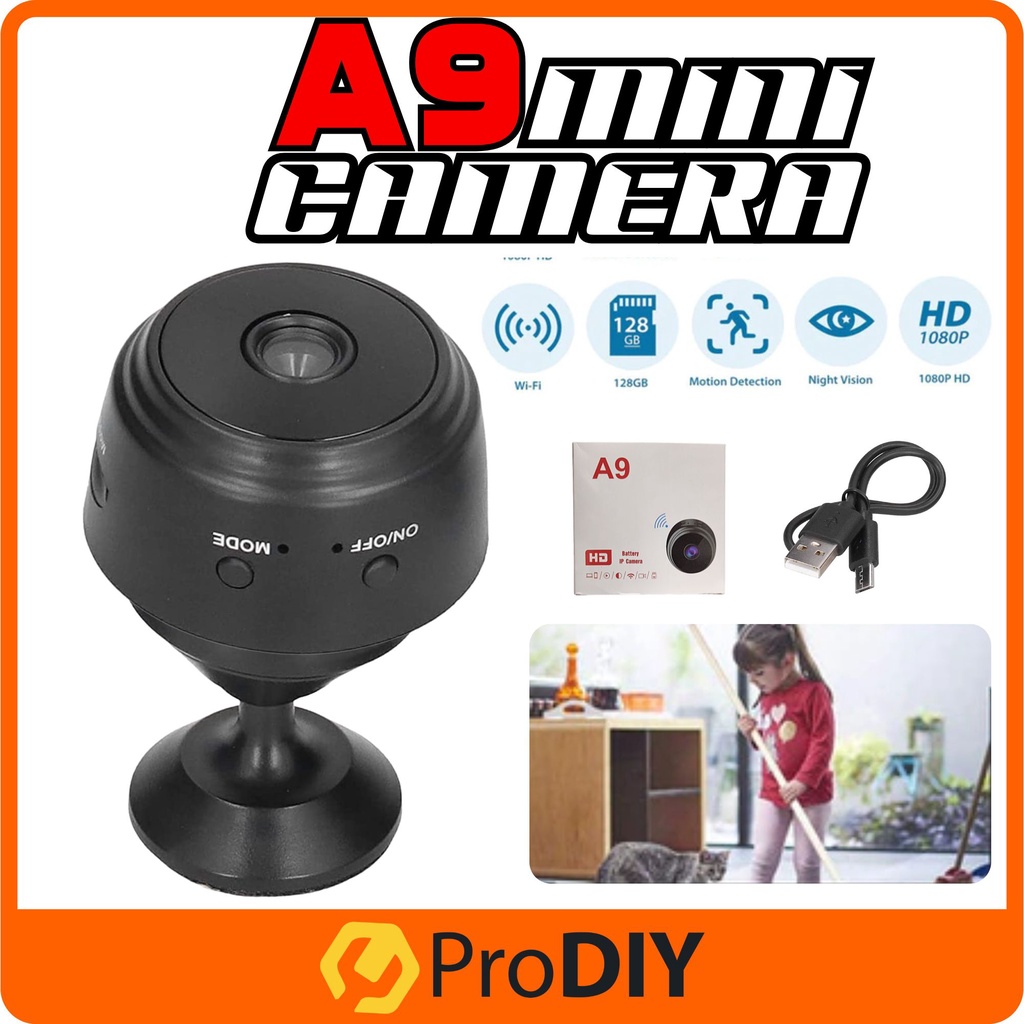 A9 Mini Camera 1080 WiFi HD Night Version Micro Voice Recorder CCTV