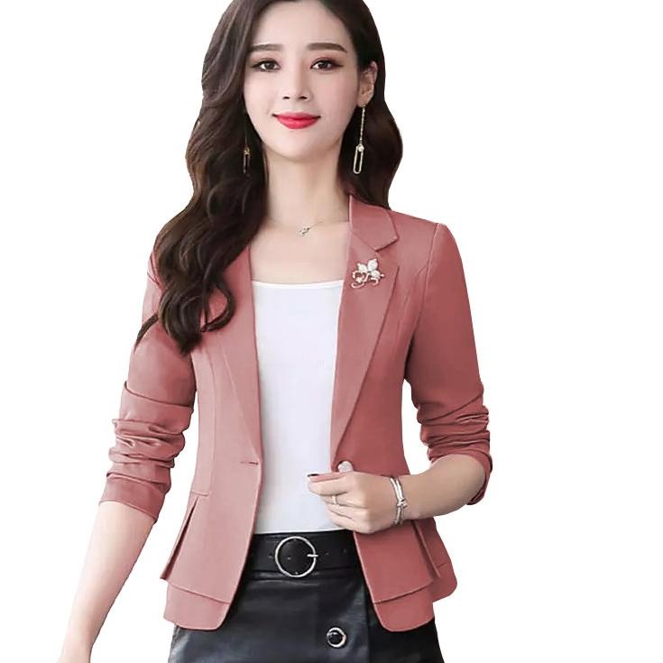 (E8)7) Latest Beautiful Korean Style Women's Office Work Blazer - XSHOP Vantely amanah