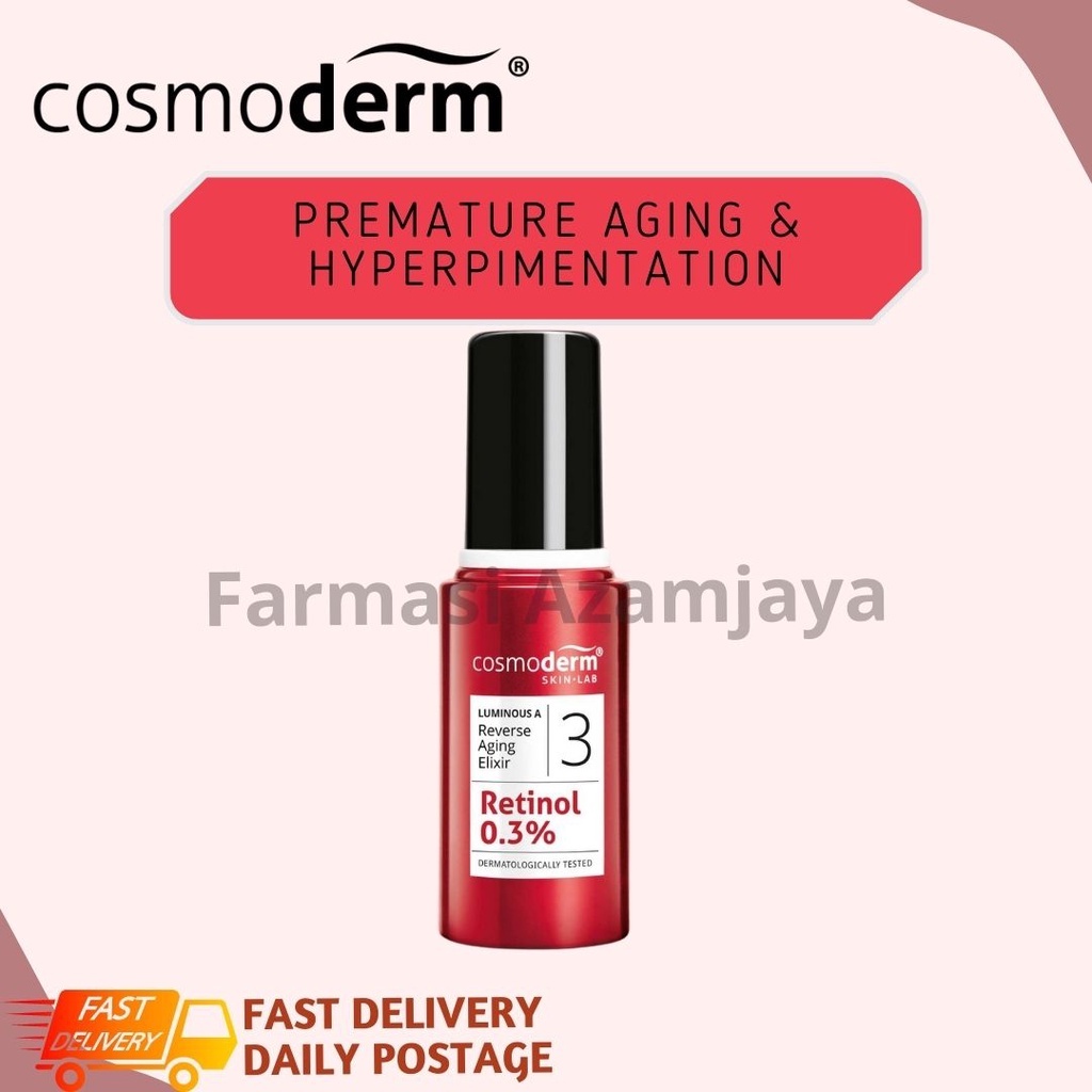 Cosmoderm Luminous A Reverse Aging Elixir 30ml Shopee Malaysia 5125