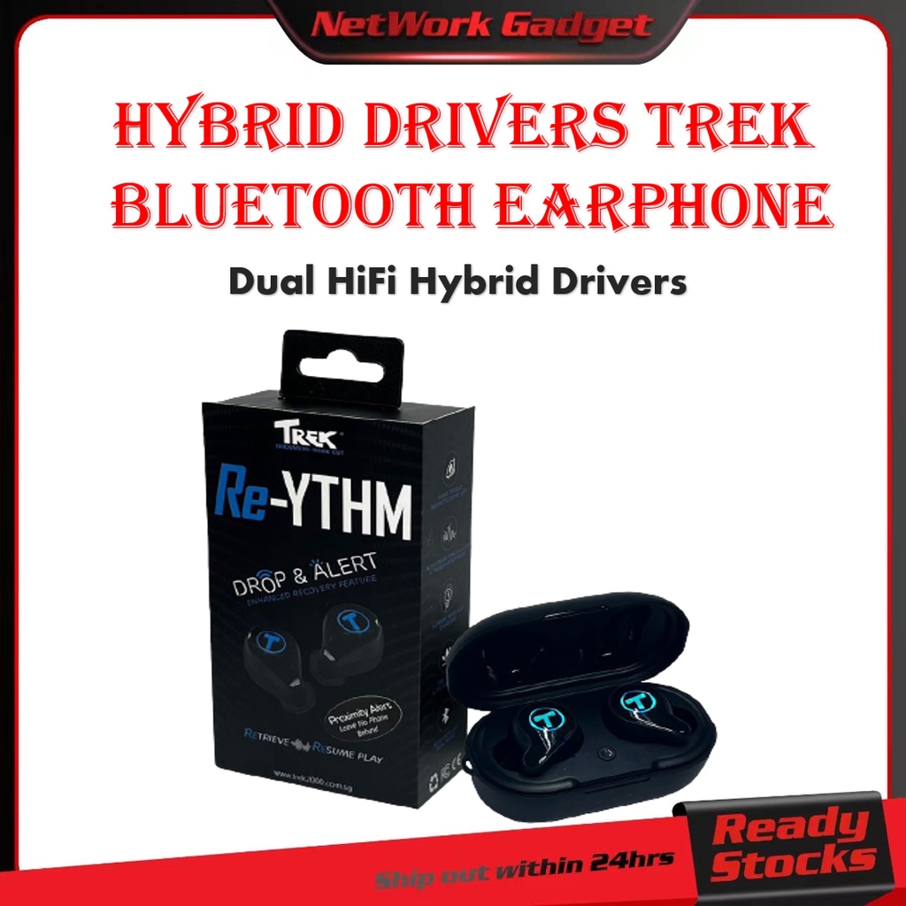 High Quality Hybrid Drivers TREK REYTHM Bluetooth Earphone Shopee