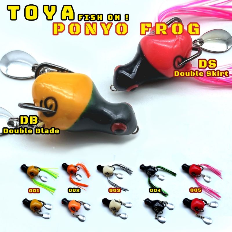 TOYA PONYO FROG SOFT FROG LURES HARUAN FISHING LURE Shopee Malaysia