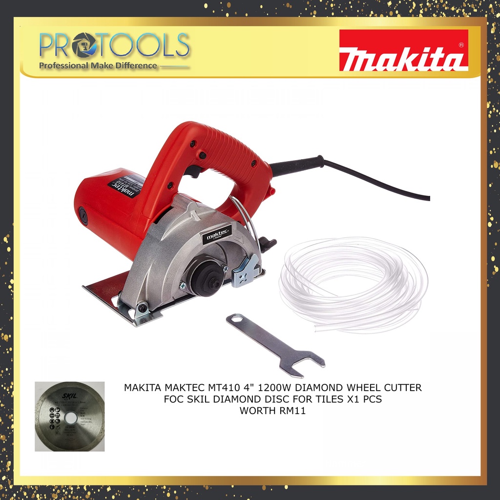 MAKITA MAKTEC MT410 4" 1200W DIAMOND WHEEL CUTTER Shopee Malaysia