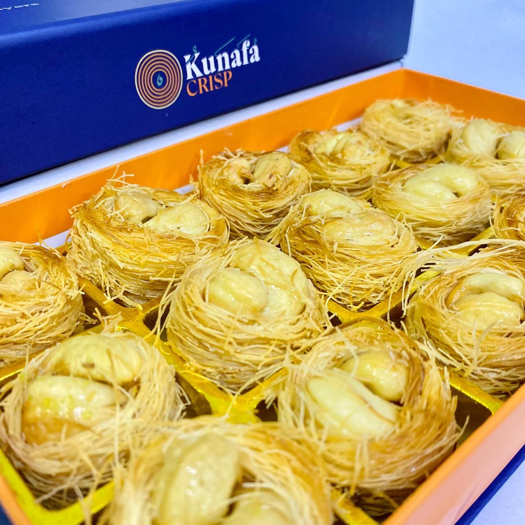 Kunafa Crisp I Baklava Bird Nest Cashew I Baklava Gift Box 15pcs 20pcs