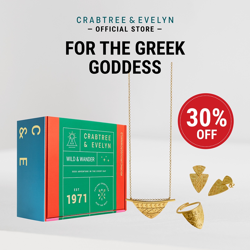 Crabtree & Evelyn Greek Goddess Jewelry Set Shopee Malaysia