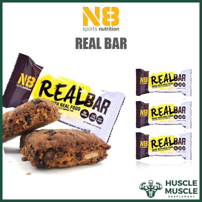 N8 REAL BAR - Made with 100% Real Food | Chocolate (Must Try) | Shopee ...