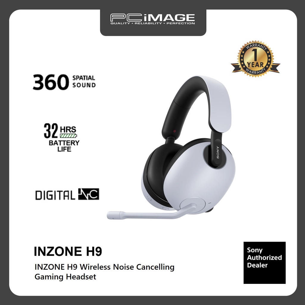 Sony INZONE H9 Wireless Noise Cancelling Gaming Headset ANC PS5