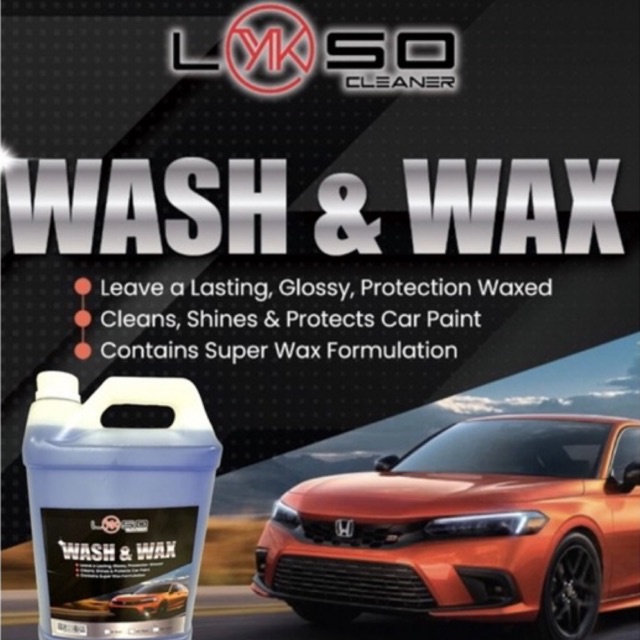 WASH & WAX CAR SHAMPOO 5L Shopee Malaysia