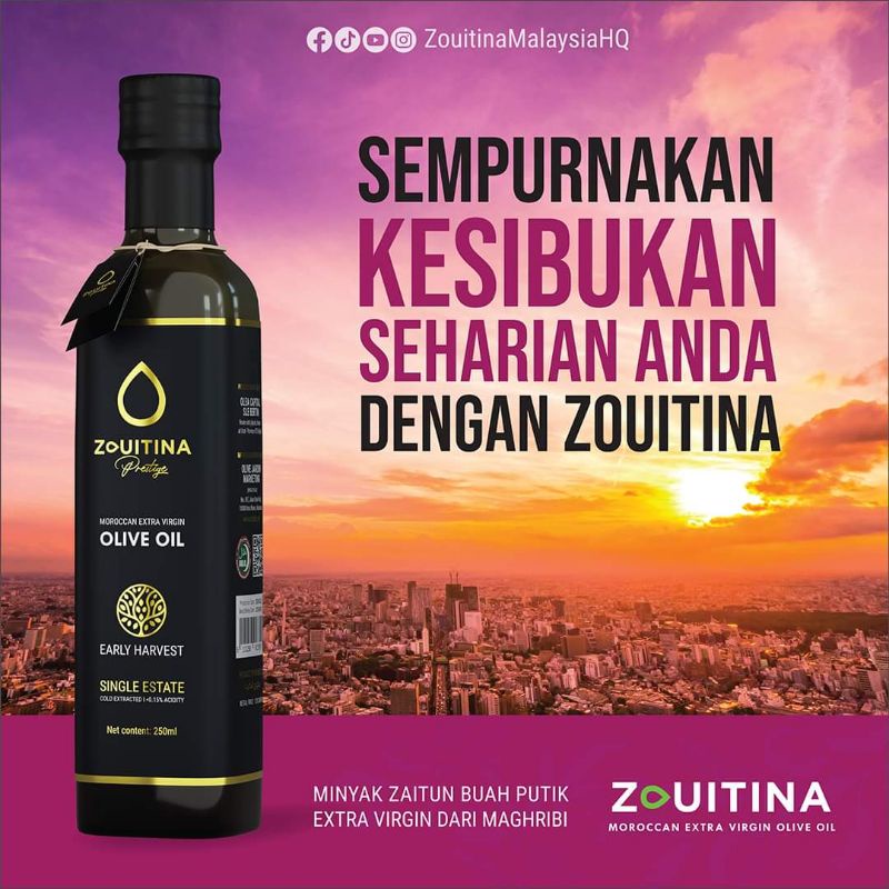 ZOUITINA OLIVE OIL [EXTRA VIRGIN] 250ML Shopee Malaysia