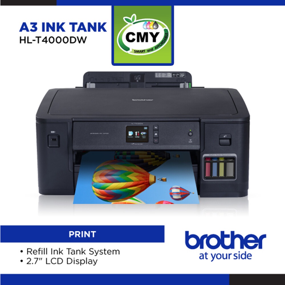 Brother HL-T4000DW A3 Wireless Colour Ink Tank Printer Auto 2-sided ...