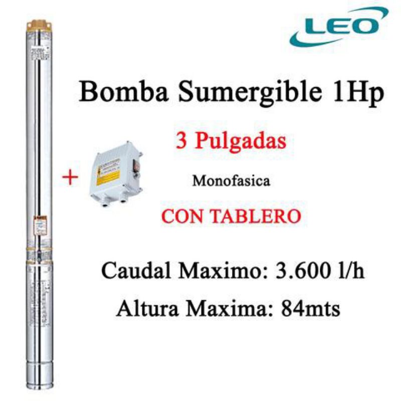 (Ready Stock) Leo Deep Well Pump (Boring Pump1HP/1.5HP)Pump Tube Well # Leo Submersible Borehole Pump