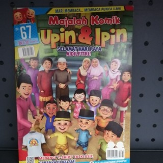 [PRELOVED] Majalah Komik Upin & Ipin Shopee Malaysia