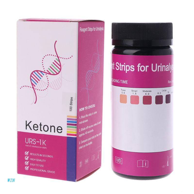 WIN 100 Pcs Keto Test Strips Testing Ketones in Urine on Low Carb
