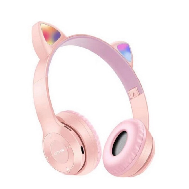 [LOCAL SELLER] EXTRA GIFT P47  P47M BLUETOOTH 5.0 CAT EAR HEADPHONE WIRELESS HEADBAND EARPHONE HANDS FREE MUSIC HEADSET
