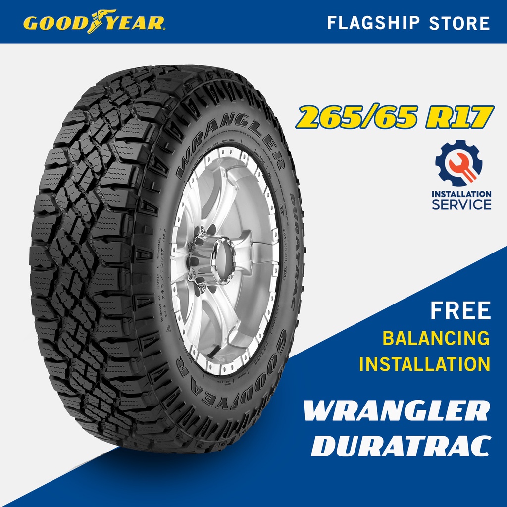 [Installation Provided] Goodyear 265/65R17 Wrangler Duratrac (Worry Free  Assurance) Tyre - Ford Ranger | Shopee Malaysia