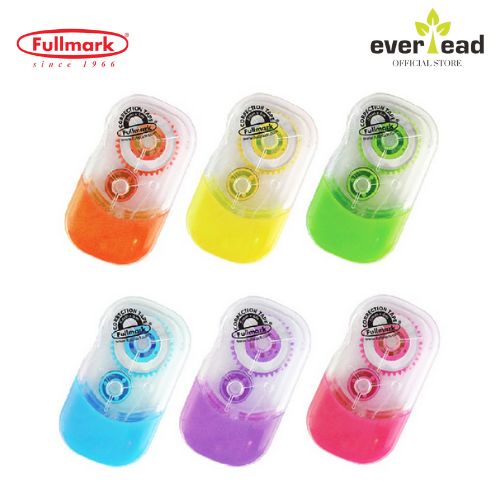 Fullmark Correction Tape - 2 pcs / 5mm X 6m each (Model E) | Shopee ...