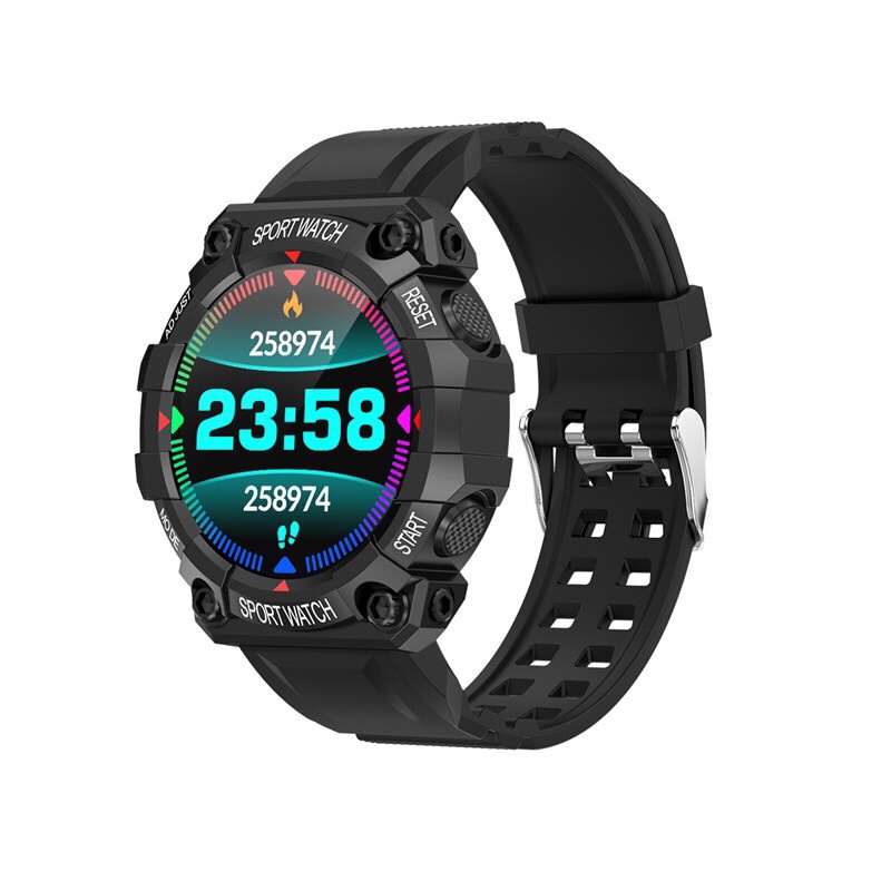 [[ HADIAH PERCUMA FD68 Smart Watch Fitness Tracker Digital Heart Rate Jam Tangan Sport Watch Wanita Lelaki watch Outdoo