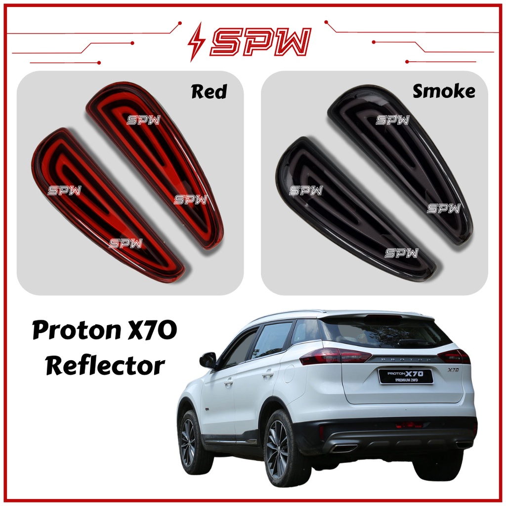 Proton X70 Reflector Rear Bumper Reflector Foglamp Foglight Spotlight