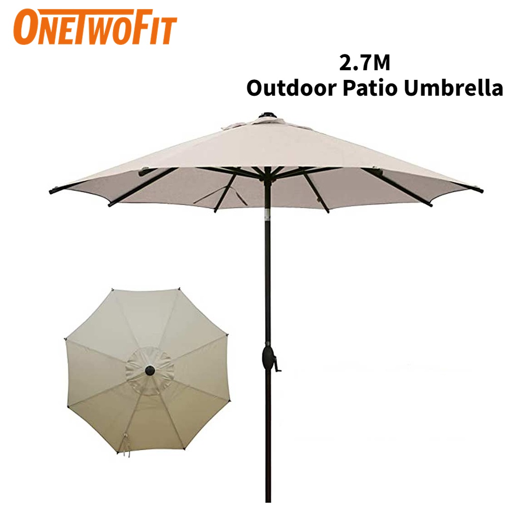 Outdoor Patio Umbrella Waterproof Sunshade (2.7M/9ft