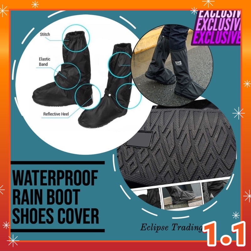 Waterproof Motorcycle Biker Reflective Rain Boot shoes Cover and Rain