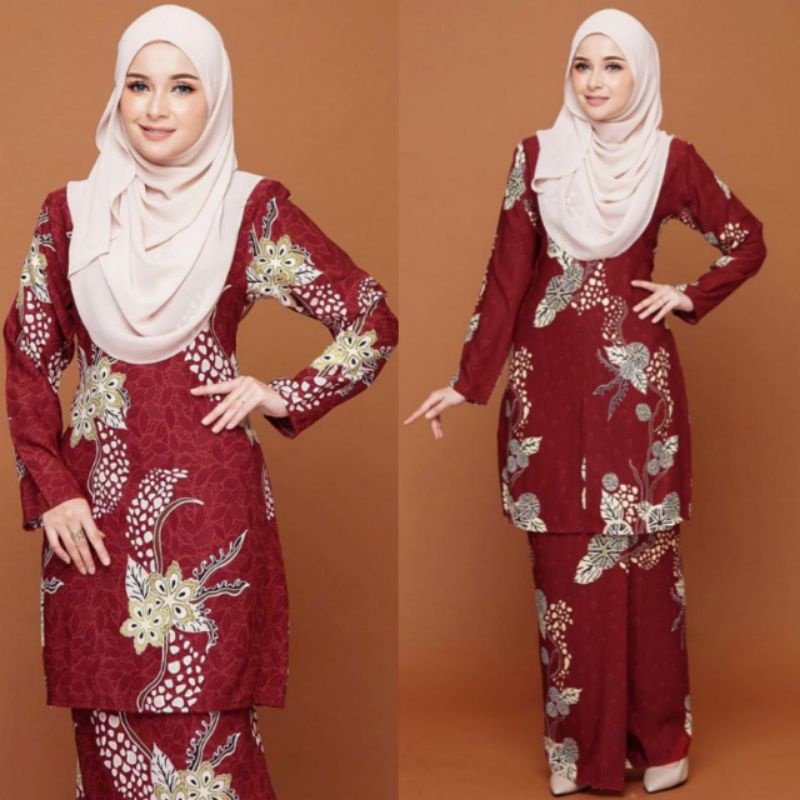 KEBARUNG BATIK AISYAH BAJU KURUNG SAIZ XS-5XL | Shopee Malaysia