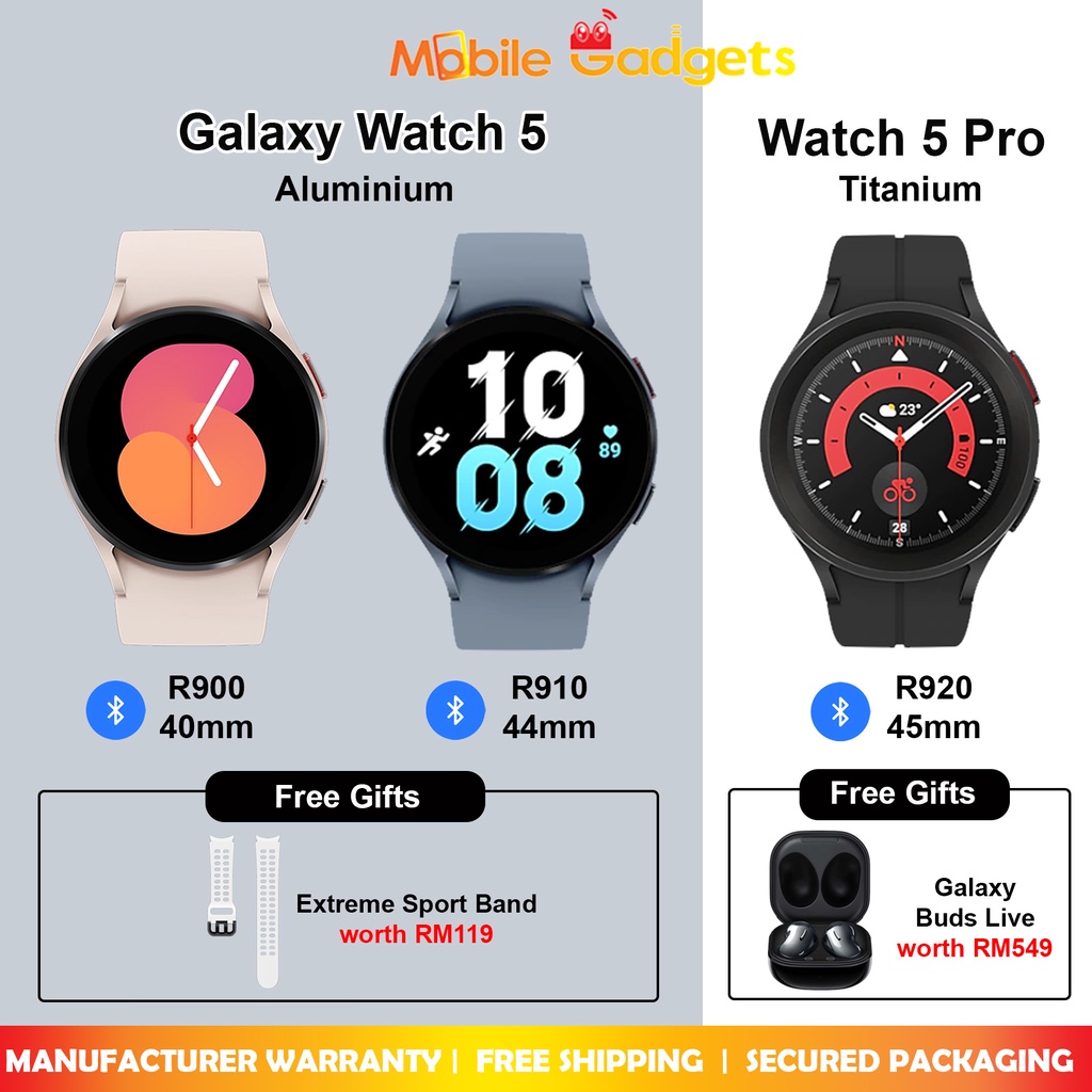 Samsung Galaxy Watch 5 (R900/R910) / Watch5 Pro (R920) Watch Active