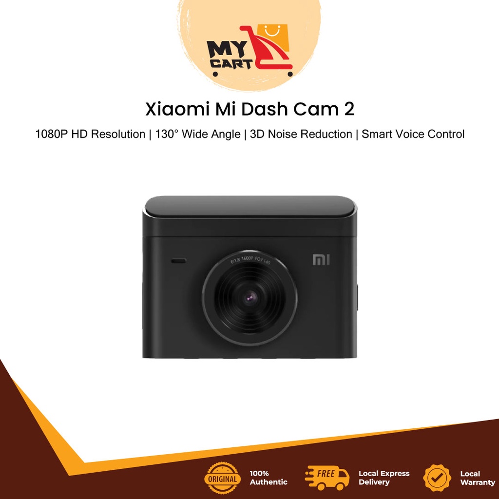 Xiaomi Mi Dash Cam 2 (1080P / 2K Resolution, Ultra-wide Angle, 3D Noise ...