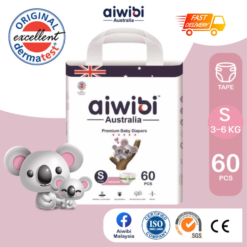 Aiwibi Premium Tape/Large Pack/S-60pcs AWB02 | Shopee Malaysia