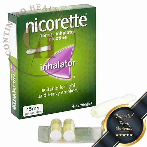 Nicorette Nicotine Inhalator 4 Pack Shopee Malaysia