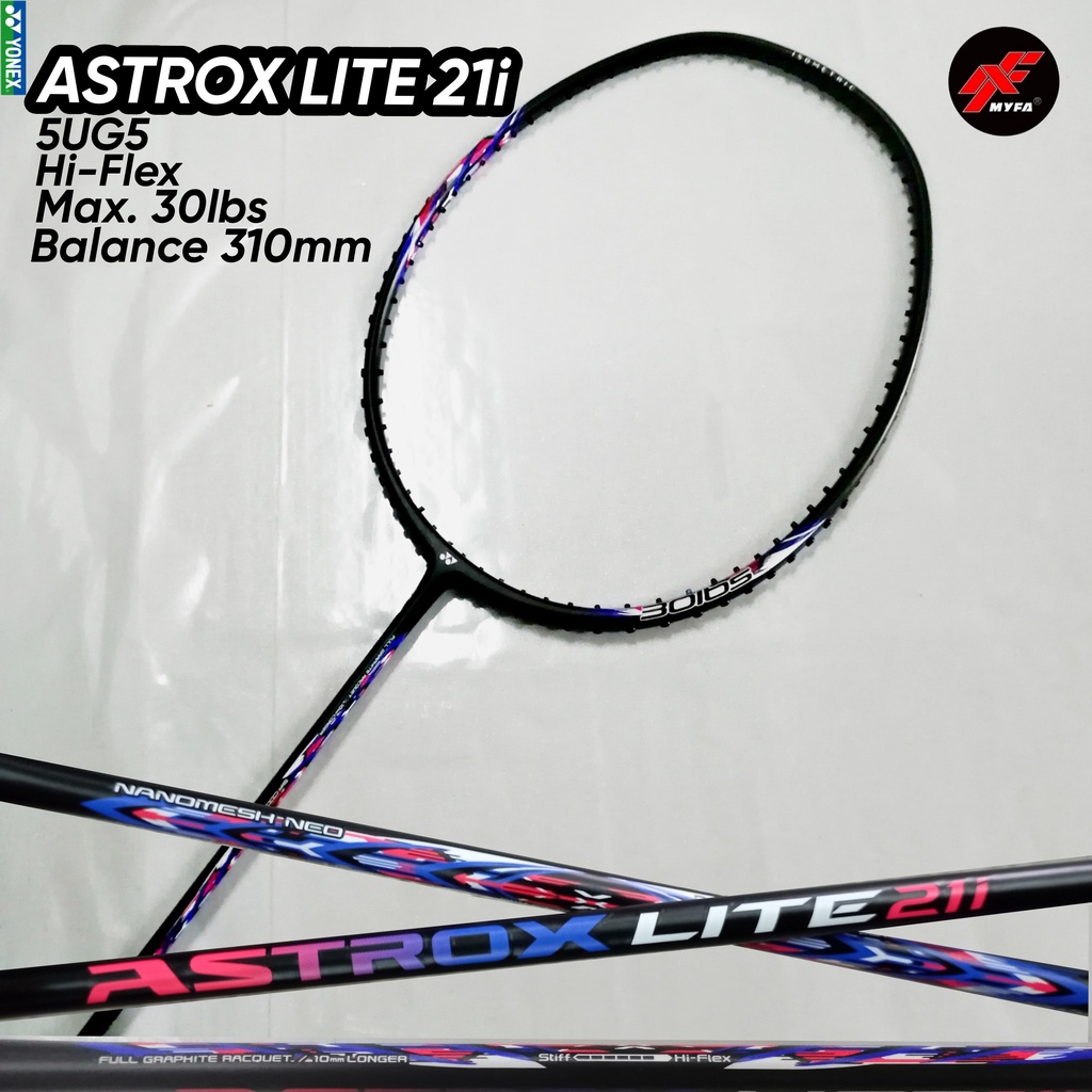 Racket Yonex ASTROX LITE 21i 5UG5 head heavy beginners