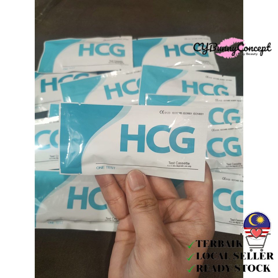 CYB HCG Pregnancy Test Kit Cassette Pen Uji Kehamilan UPT OPK Early Detection Colloidal Gold