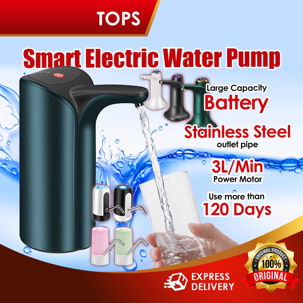 Pam Air Automatic Mineral Water Dispenser USB Pump Drinking Bottle