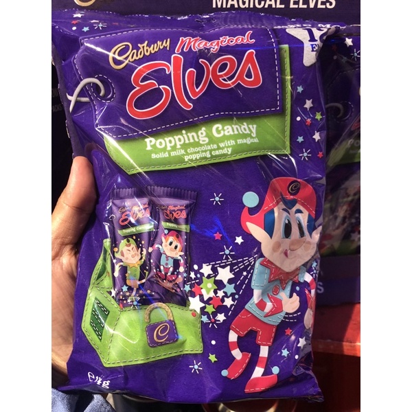 Cadbury Chocolate Magical Elves Popping Candy Share Bag 12s 144gram Shopee Malaysia