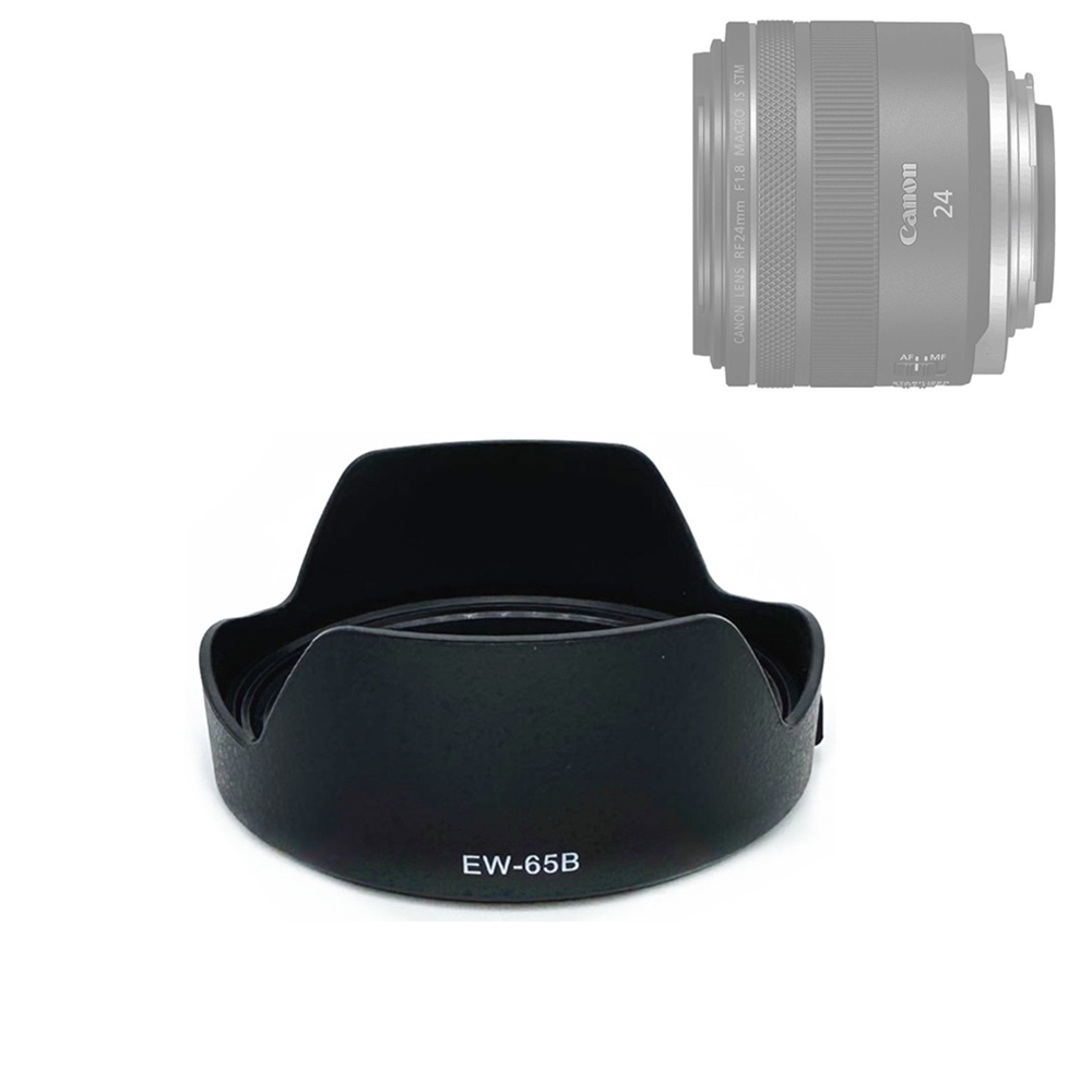 Lens Hood Sunshade replace EW-65B EW65B for Canon RF 24mm F1.8 MACRO IS STM , EF 24mm f/2.8 IS USM , EF 28mm f/2.8 IS USM