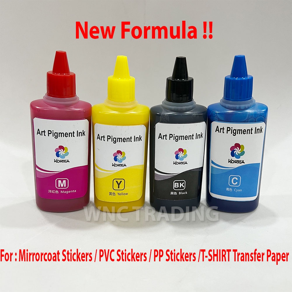 Art Paper Pigment Ink For Heat Transfer Paper / Sticker / Art Card