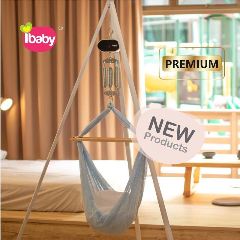 I Baby Spring cot Stand Baby Cradle Swing Tripod Type With Max Load 18Kg Travel Set / Rangka Besi Buaian Buai Bayi Baby