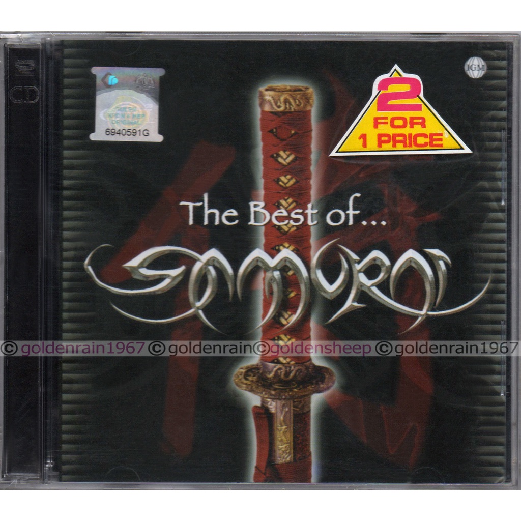 SAMURAI - The Best of Samurai 2006 IGM DELUXE Early Press 2 CD SET (THRASH METAL)