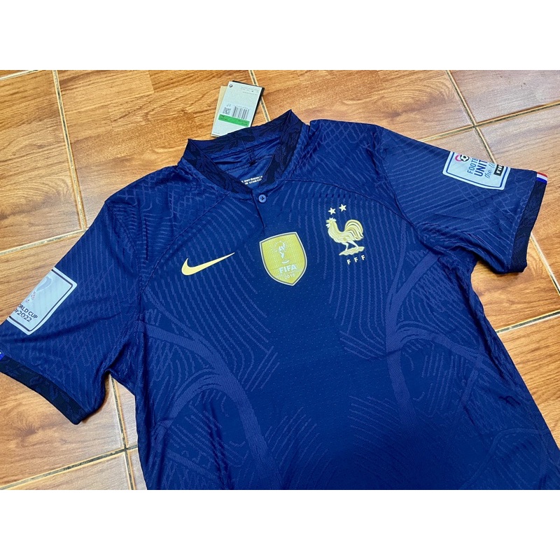 France Home Kit Wc 2022/23 Kit Player Version Top Quality Grade | Jersi Baru Piala Dunia 2022 Versi Pemain