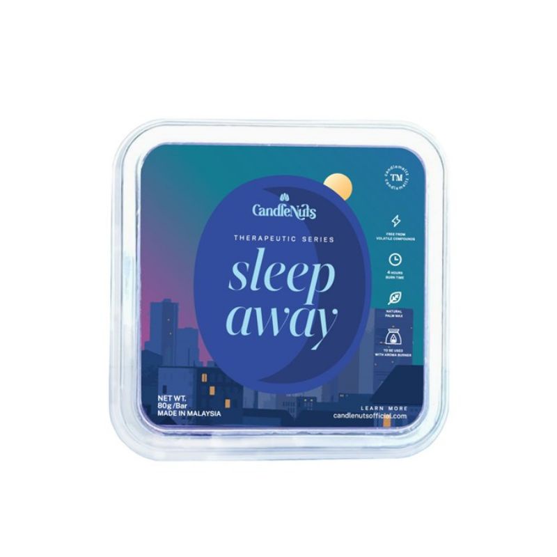 SLEEP AWAY Candlenuts Therapeutic Candles Meltz [Bar OR Balang]