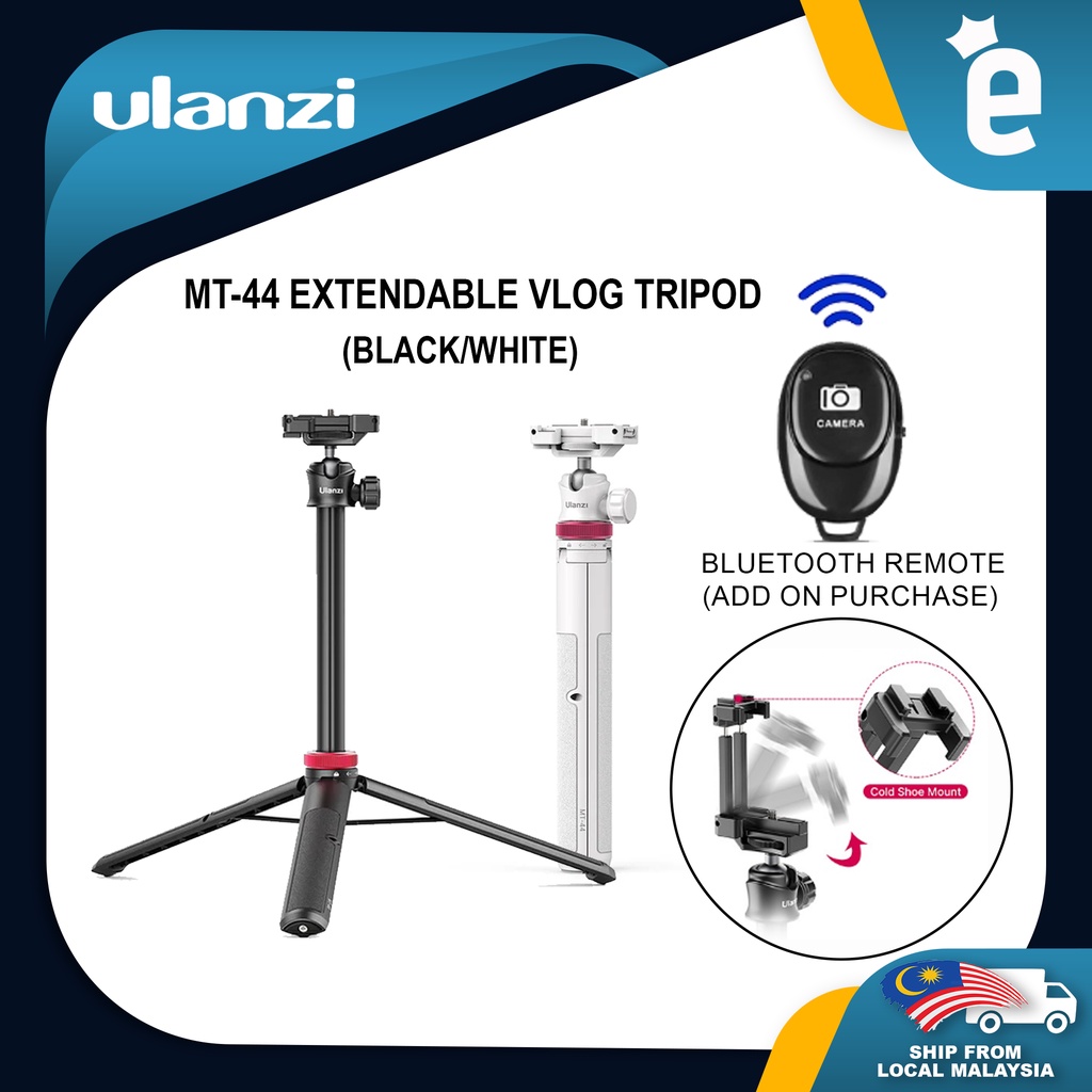 Ulanzi MT-44 Extend Tripod For DLSR Camera Phone Vlog Tripods With Cold ...