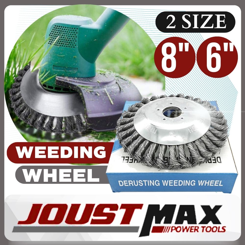 6 / 8 Inch Steel Wire Grass Trimmer Lawn Mower Head Derusting Weeding