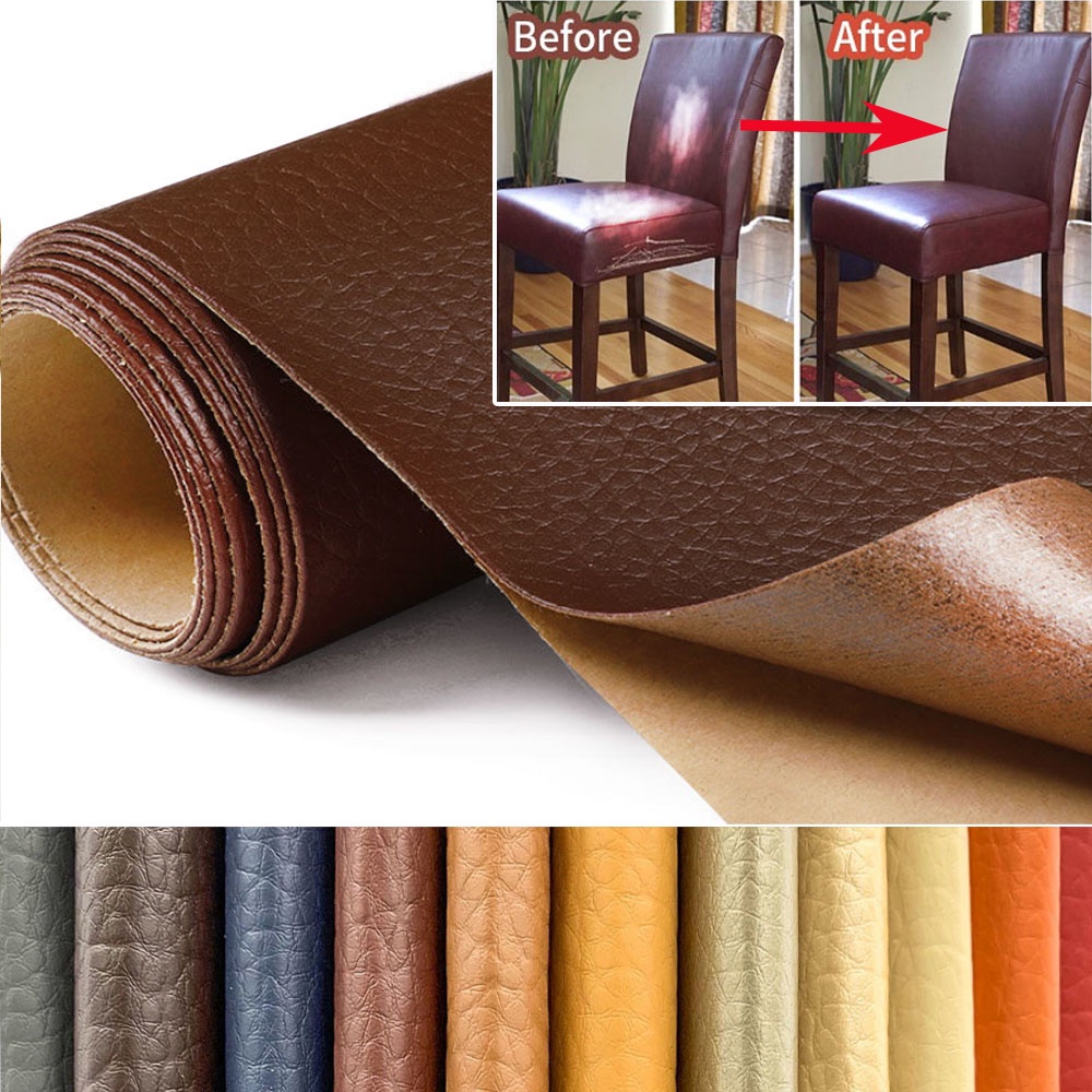 Half Meter (1.38M Width) Self Adhesive PU leather sticker Sofa Patches