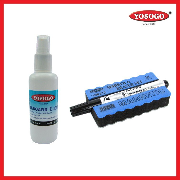 YOSOGO whiteboard eraser / whiteboard duster with whiteboard marker pen