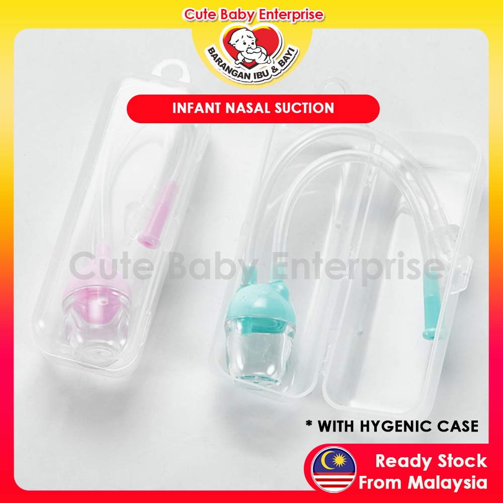 Baby Infant Nose Cleaner Mucus Suction Penyedut Hingus Nasal Aspirator
