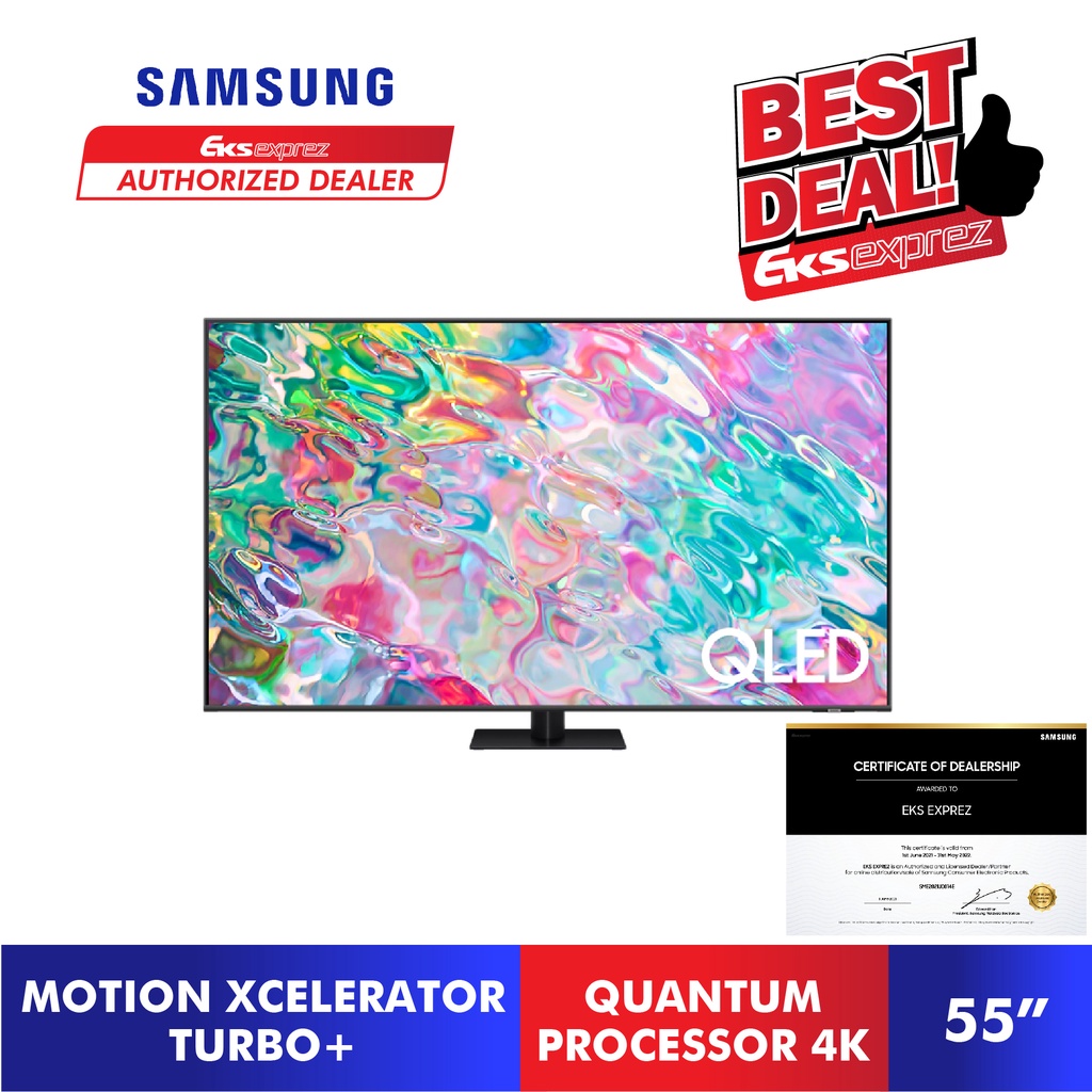 Samsung Q70B QLED 4K Smart TV (55") QA55Q70BAKXXM Shopee Malaysia