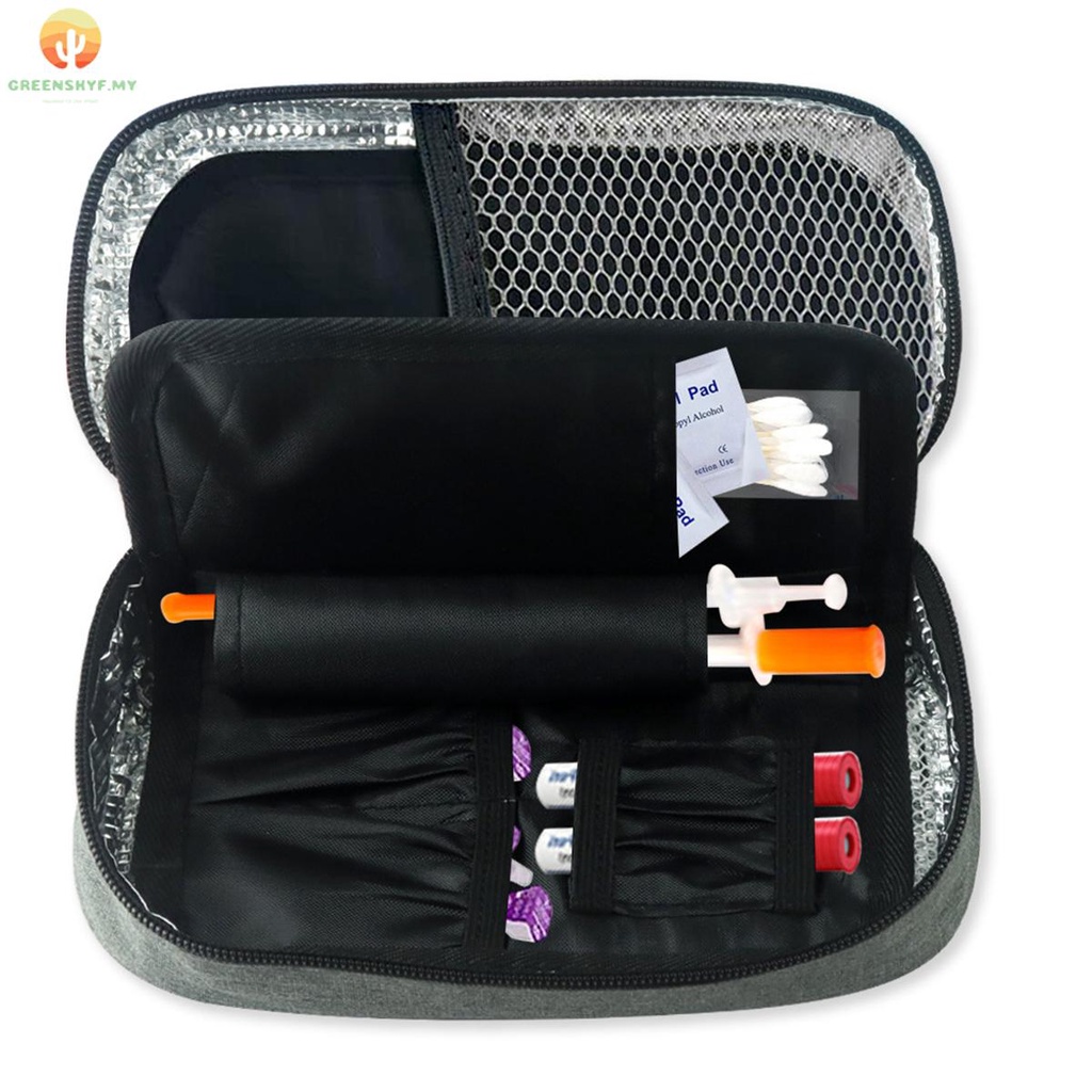 Insulin Case Bag Portable Insulin Cooling Pack Insulin Cooler Travel Case Insulated Diabetic Bag