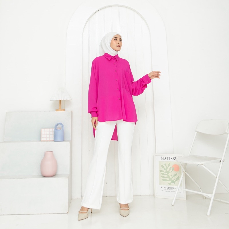 DIA LABEL - RAISHA SHIRT - CRINKLE