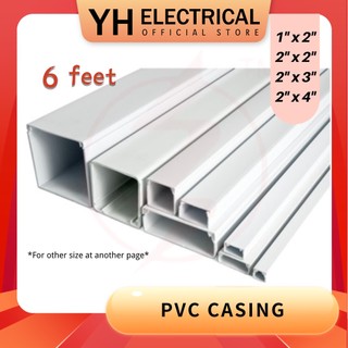 6 Feet Feema PVC Wiring Casing / Electrical Casing / PVC Trunking ...